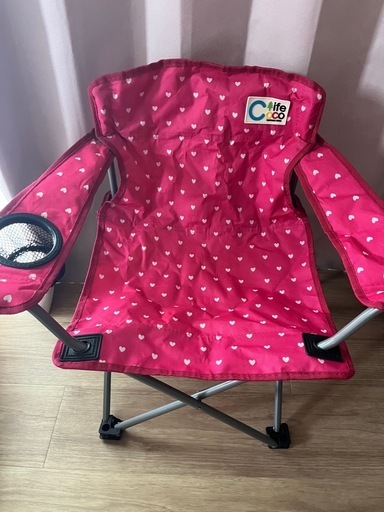 キャプテンスタッグ♡
キッズアウトドアチェア美品♡2個♡ピンク