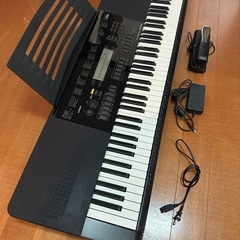 CASIO WK-245 76鍵盤 電子キーボード＋サステインペダル付の画像