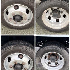 三菱　積載車　キャリアカー　平成２９年　キャンター　メッキ付きの画像