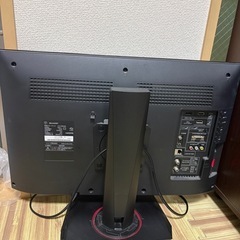 SHARP AQUOS 液晶テレビ 24型 LC-24K20 2015年製 リモコン付き スタンド無しの画像