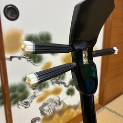 5月15日終了！沖縄三線！新品！貴重！知念大工型！本張り【一枚張り】付属品付き！⓭の画像