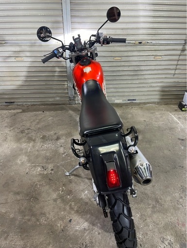 カワサキ スーパーシェルパ250 実働　車体　動画有り　R.S.Vマフラー ETC付 綺麗　純正パーツ付　タイヤバリ山_3