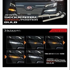 ヴァレンティ ジュエルLED シーケンシャル ウインカーポジションバルブの画像