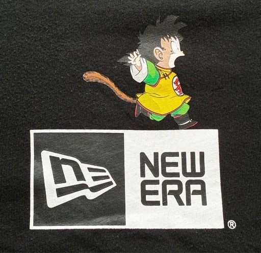ニューエラ　ドラゴンボール　孫悟飯　ビッグロゴ　Tシャツ　ブラック　L
