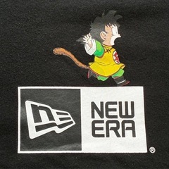 ニューエラ　ドラゴンボール　孫悟飯　ビッグロゴ　Tシャツ　ブラック　L
の画像