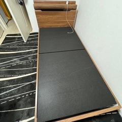 シングルベッド＋マットレスセットの画像