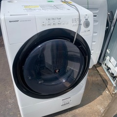 ❤️‍🔥❤️‍🔥SHARP シャープドラム式洗濯機 動作確認済み！現地引き取り設定の画像