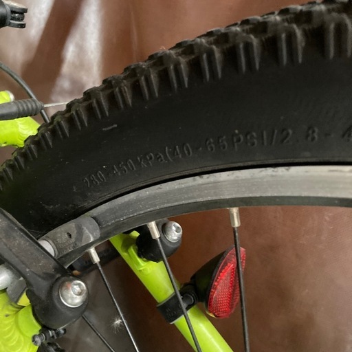 自転車　グリーン 