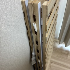 すのこベッド　4つ折り式　箱ありの画像