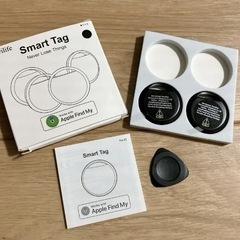 新品 小型GPS 紛失防止 スマートタグ 2個セット iPhone Apple 薄型GPS 追跡の画像
