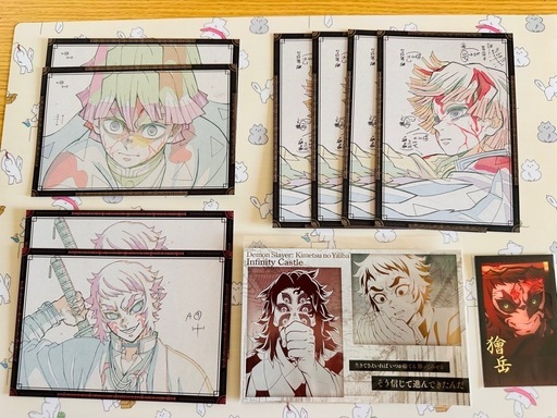 【新品】鬼滅の刃 ufotable DINING 無限城編 ポストカード　我妻善逸　獪岳　10点　＋おまけ