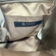 ナノユニバース 2way  ハンドバッグ 斜め掛け可能の画像