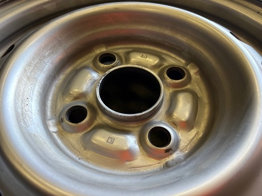 旧型サクシード プロボックス純正スチールホイール 4本 トヨタ TOPY J13×5J 4H100PCD