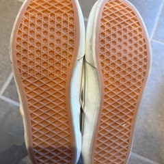 グレー　VANS スリッポン　スニーカー　26cm メンズ　男性の画像
