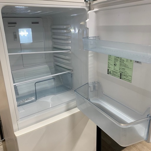 TWINBIRD 2ドア冷蔵庫 110L 2020年製