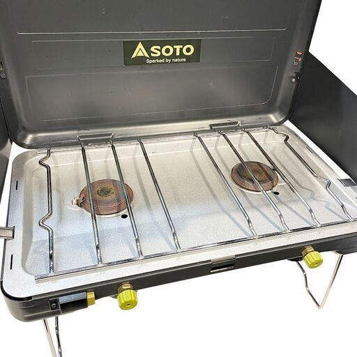 ■SOTO ソト■ 2バーナー カセットボンベコンロ ST-527 バーベキュー