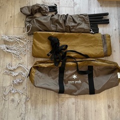 snow peak ヘキサタープL ペグ1本不足 美品の画像