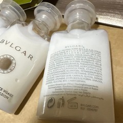 BVLGARI ブルガリ 香水 オムニア マン エマルジョン。フェイスローション4本。ショップ袋。新品未開封。の画像