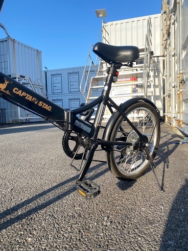 美品キャプテンスタッグ折りたたみ自転車　　　　　　　　　　　　　週末のみのお値下げ