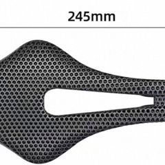 ZEIUS 3Dプリントサドル S40 ホワイト クロムモリブデンレール ロードバイクの画像
