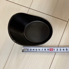 美品　スリーコインズ　お玉置き　陶器　ブラックの画像