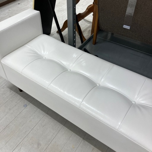 ARNE2人掛けソファーホワイト【トレファク堺福田店】