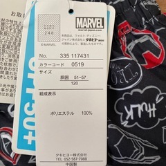 MARVEL 水着　キッズ　ボーイズ　新品　120センチの画像