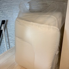 【1000円】ニトリ シングル布団セット 敷布団未使用／掛布団カバー使用の画像