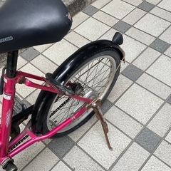 折りたたみ自転車 20インチの画像