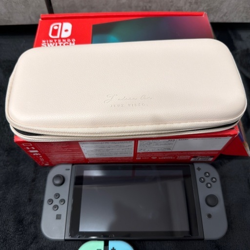 Nintendo Switch 本体セット 箱あり SD256GB ケース付 あつ森Joy-Con付