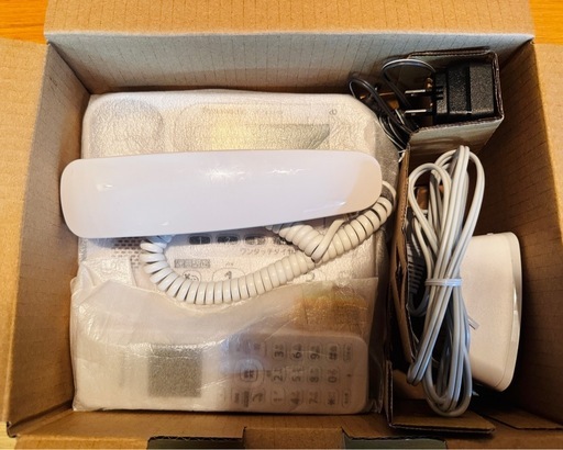 電話機　panasonic　VE-GE19DL-W 