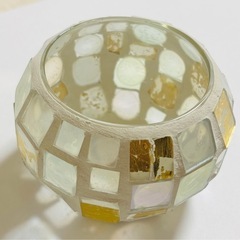 モザイクガラス 硝子 小物入れ コースターの画像