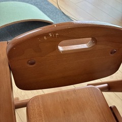 アーチ　木製ローチェアの画像