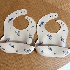 シリコンビブ　お食事エプロン　2枚セットの画像