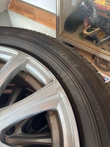 美品！ヨコハマタイヤのスタッドレス【アイスガード IG50 (165/70R14)】