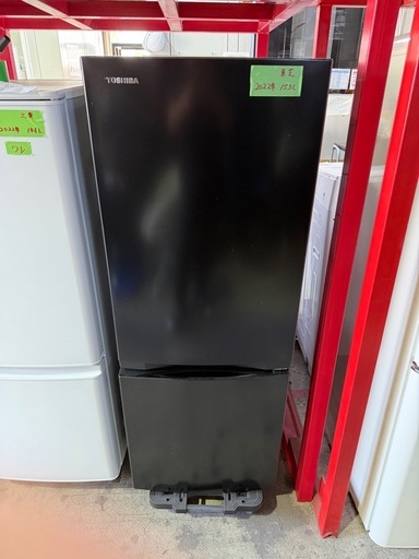 5167f 東芝ノンフロン冷凍冷蔵庫  <家庭用>  形名:GR-T15BS (K)2022年製