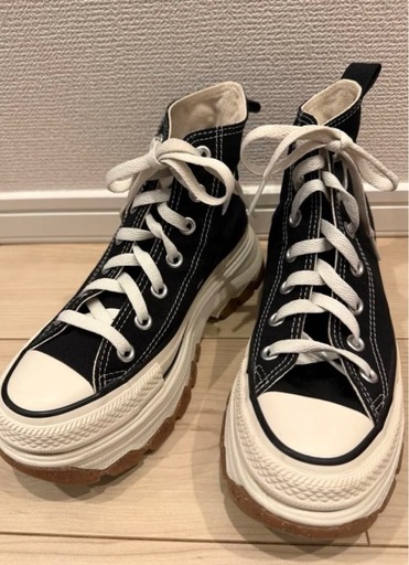 CONVERSE プラットフォームハイカットスニーカー ブラック