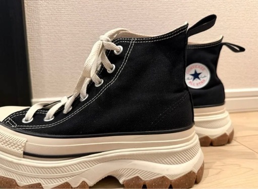 CONVERSE プラットフォームハイカットスニーカー ブラック