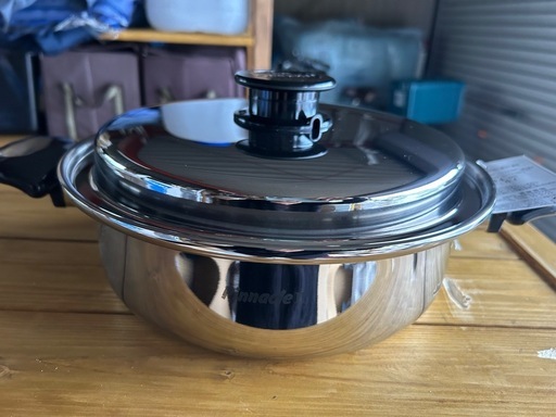 新品 Pinnacle II 2 24cm 両手鍋IH対応 日本製 無水調理 3層鋼