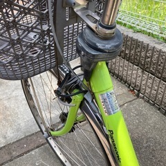 電動自転車 Panasonic パナソニック 前後カゴ付き
  ビビDX   の画像
