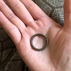 二重リング（キーホルダー材料）の画像