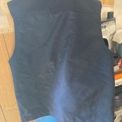 紺色作業着Mベストの画像