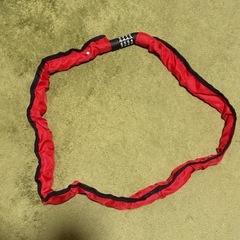 自転車 チェーンロック ほぼ未使用の画像