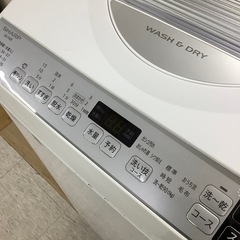 【トレファク ラパーク岸和田店】2021年製 SHARP　縦型洗濯乾燥機 入荷しました【6ヶ月保証】の画像