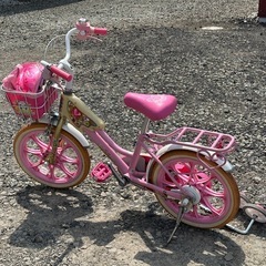 スイートプリキュア幼児用自転車の画像