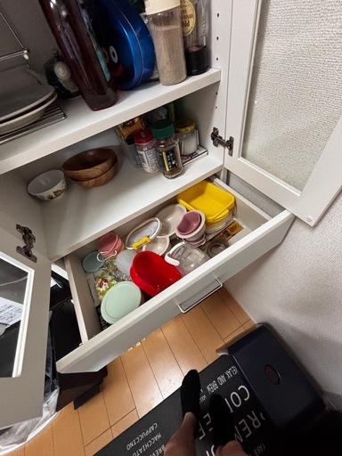 (白)食器棚