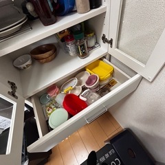 (白)食器棚の画像