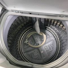 ジャングルジャングル貝塚店　洗濯機　シャープ　2020年製　5.5kg　白　ホワイト　縦型　上開き　乾燥機能付き　穴なし槽　ほぐし脱水　自動お掃除　カビ取り機能　おしゃれ着コース　時短コース　中古　貝塚市　二色浜の画像