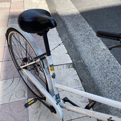 ママチャリ　Signe　白　自転車　変則なし　ライト付きの画像