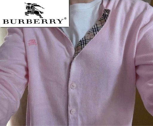 Burberry BLUE LABEL カーディガン ピンク